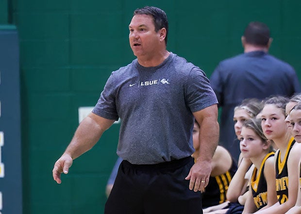 Named the 2024-25 Small Town National Coach of the Year, Kyle Jinks of Louisiana surpassed the 1,000-win plateau while winning his 14th state title this season. (PHOTO: Tommy Hays)