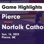 Pierce wins going away against Norfolk Catholic
