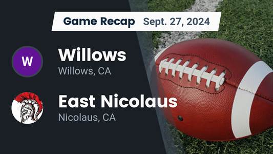 Football Recap: Willows Takes a Loss