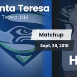 Football Game Recap: Horizon vs. Santa Teresa