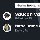Football Game Preview: Saucon Valley Panthers vs. Notre Dame-Green Pond Crusaders