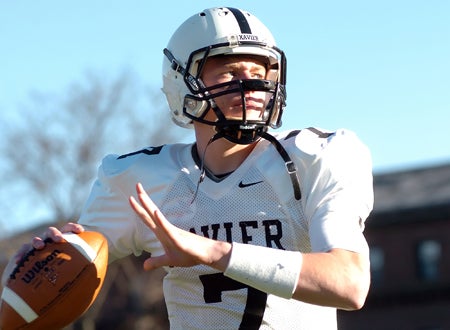 Xavier quarterback Tim Boyle and the No. 1 Falcons are eying a third-straight title.