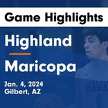 Highland piles up the points against Maricopa