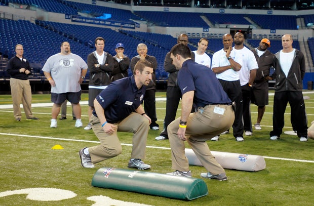 Players and coaches at the USA Football/MaxPreps High School Football Media Day will learn safety and technique through the Heads Up Football program.