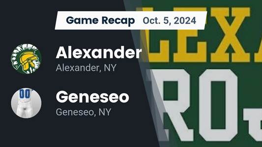 Football Game Preview: Alexander Trojans vs. Canisteo-Greenwood Chargers