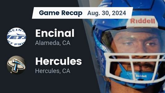 Football Recap: Hercules Falls to Encinal in First Game of Seaso