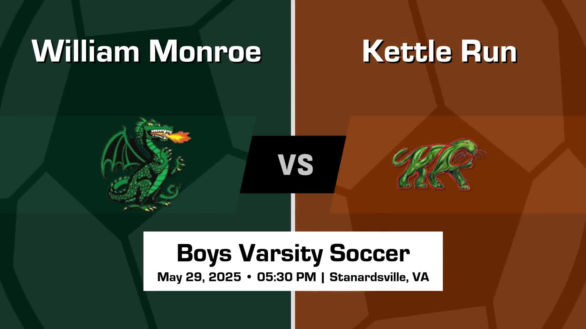 Soccer Game Preview: William Monroe vs. Culpeper County