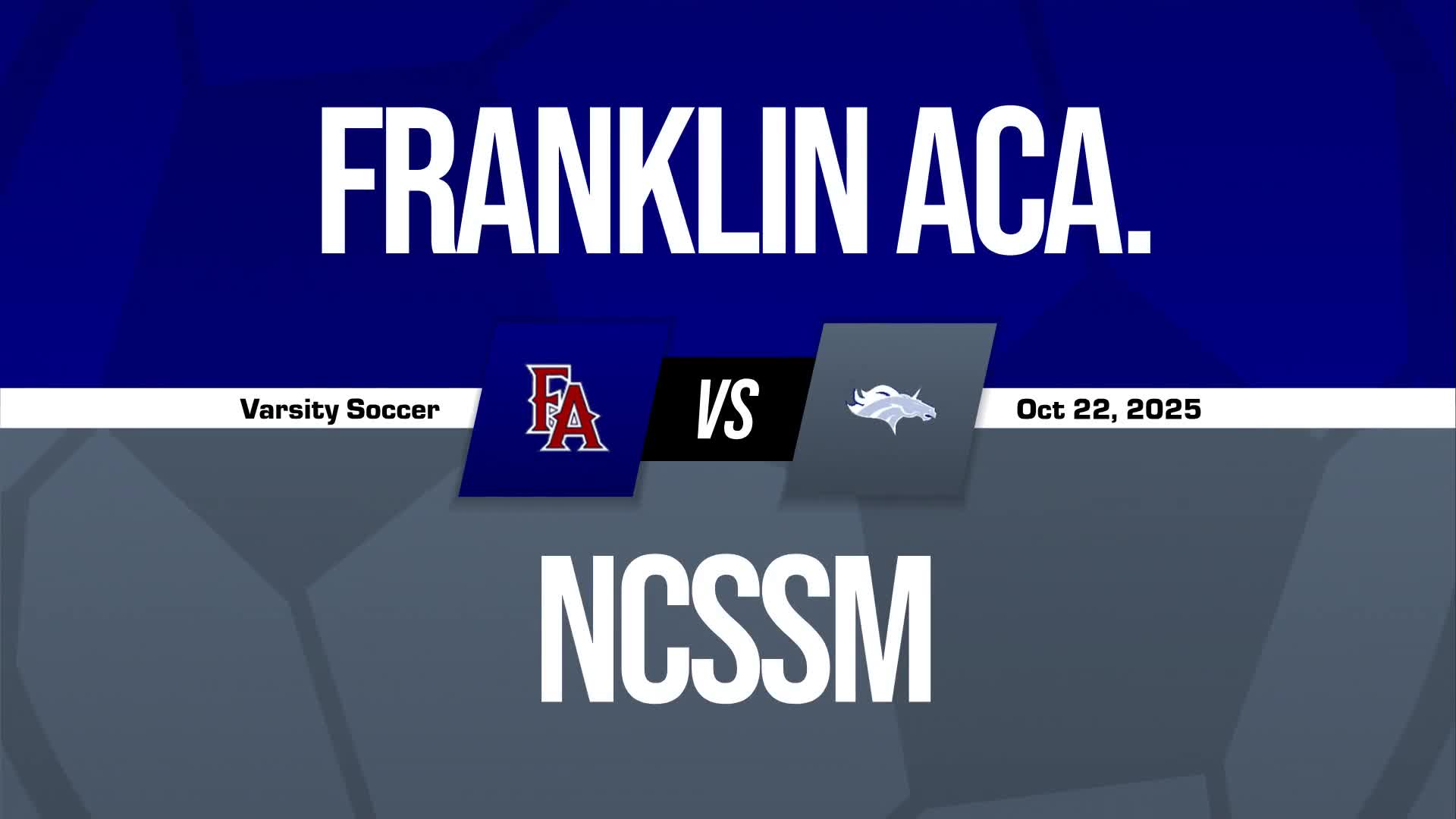 Soccer Game Preview: Franklin Academy vs. Voyager Academy