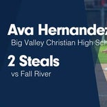 Softball Recap: Ava Hernandez leads Big Valley Christian to victory over Foresthill
