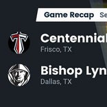 Football Game Recap: Bishop Lynch vs. International School of Br
