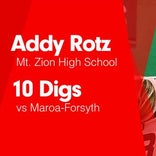 Softball Recap: Mt. Zion triumphant thanks to a strong effort from  Addy Rotz