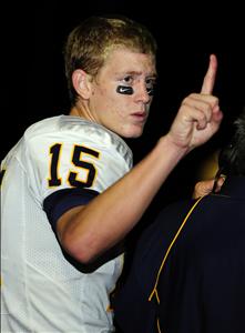 Aquinas quarterback Jacob Rudock.