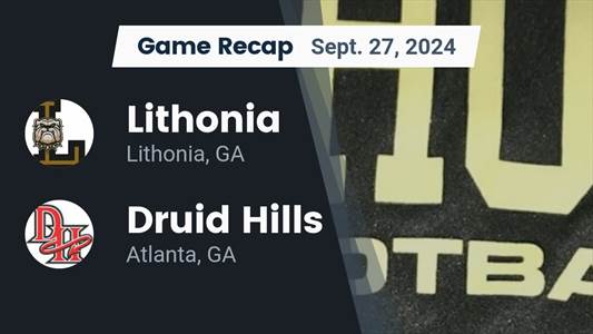 Football Recap: Druid Hills Comes Up Short