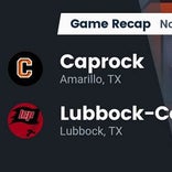 Football Game Recap: Caprock Longhorns vs. Monterey Plainsmen