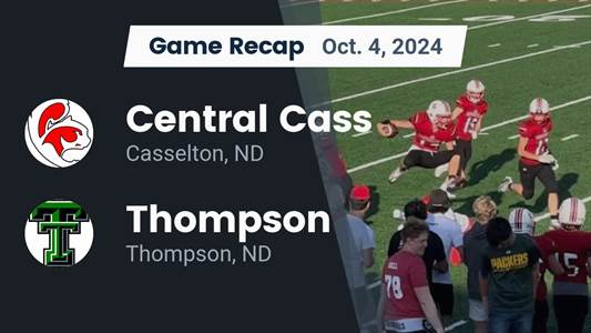 Football Game Preview: Central Cass Squirrels vs. Oakes Tornadoe