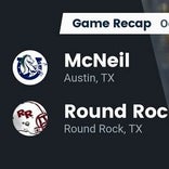 McNeil vs. Round Rock