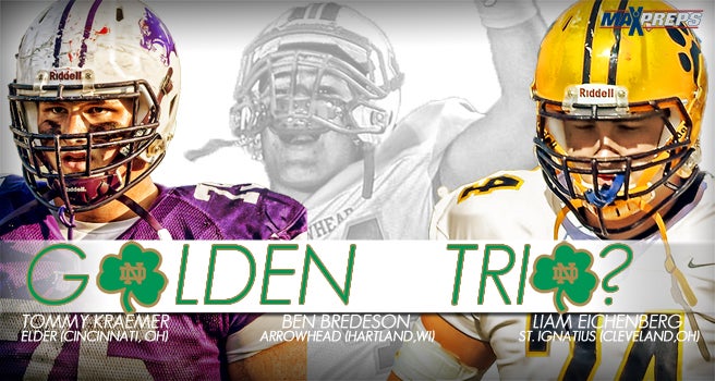 Notre Dame has two stud offensive linemen committed and is looking to add another.