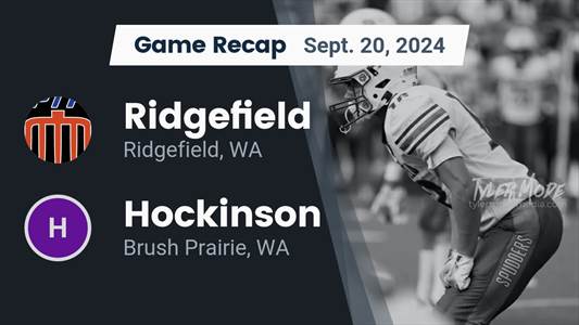 Football Recap: Ridgefield Piles Up the Points Against Hudson&#x27;s Bay