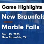 New Braunfels vs. Marble Falls