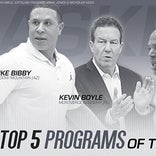 Top basketball programs of last five years