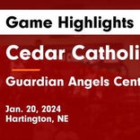 Cedar Catholic wins going away against Elkhorn Valley