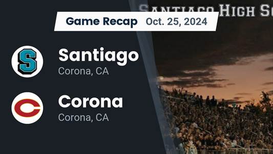 Football Recap: Corona Takes a Loss