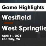 Soccer Game Recap: West Springfield Comes Up Short