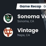 Football Game Recap: Sonoma Valley Dragons vs. Vintage Crushers