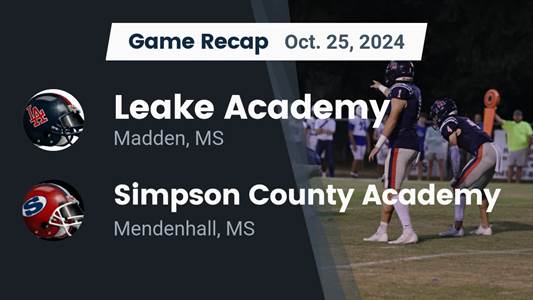 Football Recap: Leake Academy Picks Up Seventh Straight Win at H
