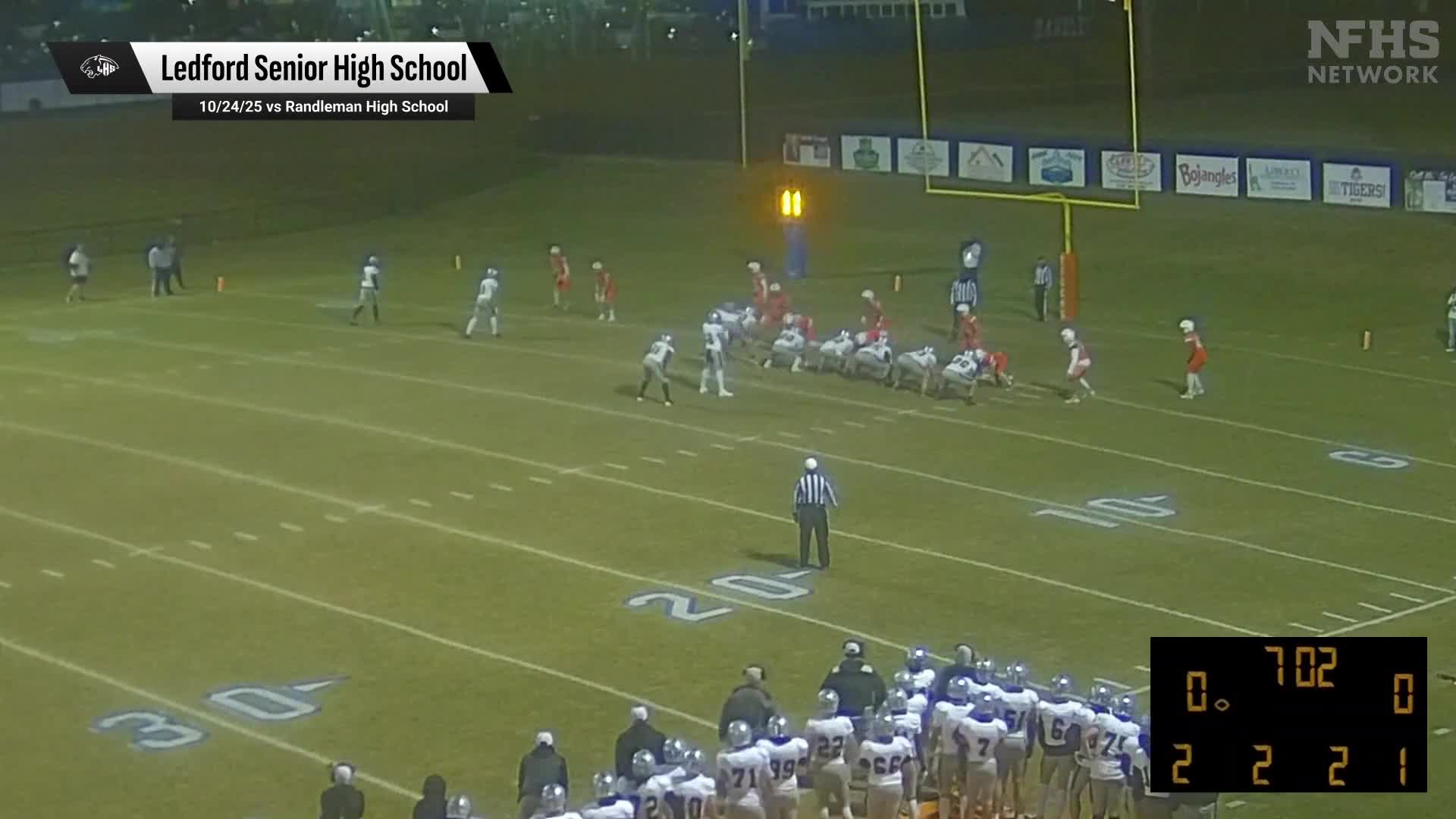 Football Recap: Ledford Takes a Loss