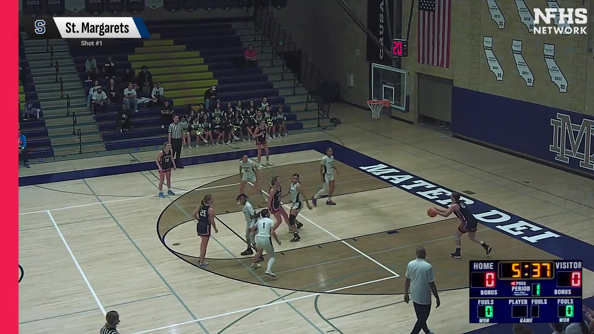 Basketball Recap: Awen Carrillo's Big Game Can't Quite Lead Mater Dei Catholic over St. Margaret's + How To Watch