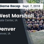 Football Game Recap: Aplington-Parkersburg vs. West Marshall