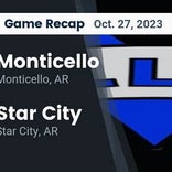 Football Game Recap: Crossett Eagles vs. Monticello Billies