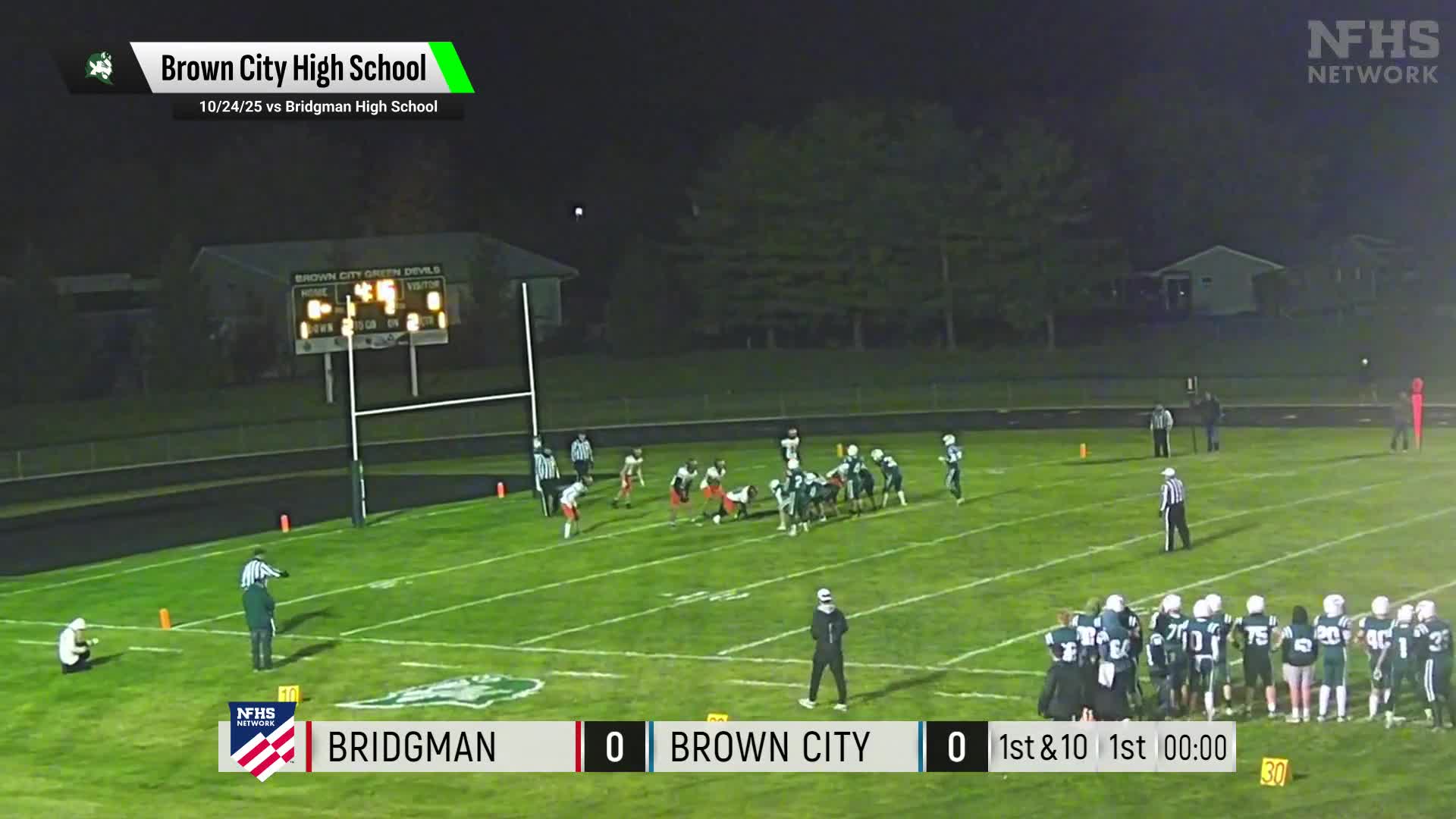 Football Recap: Brown City's Winning Streak Snapped at Four Games + How To Watch