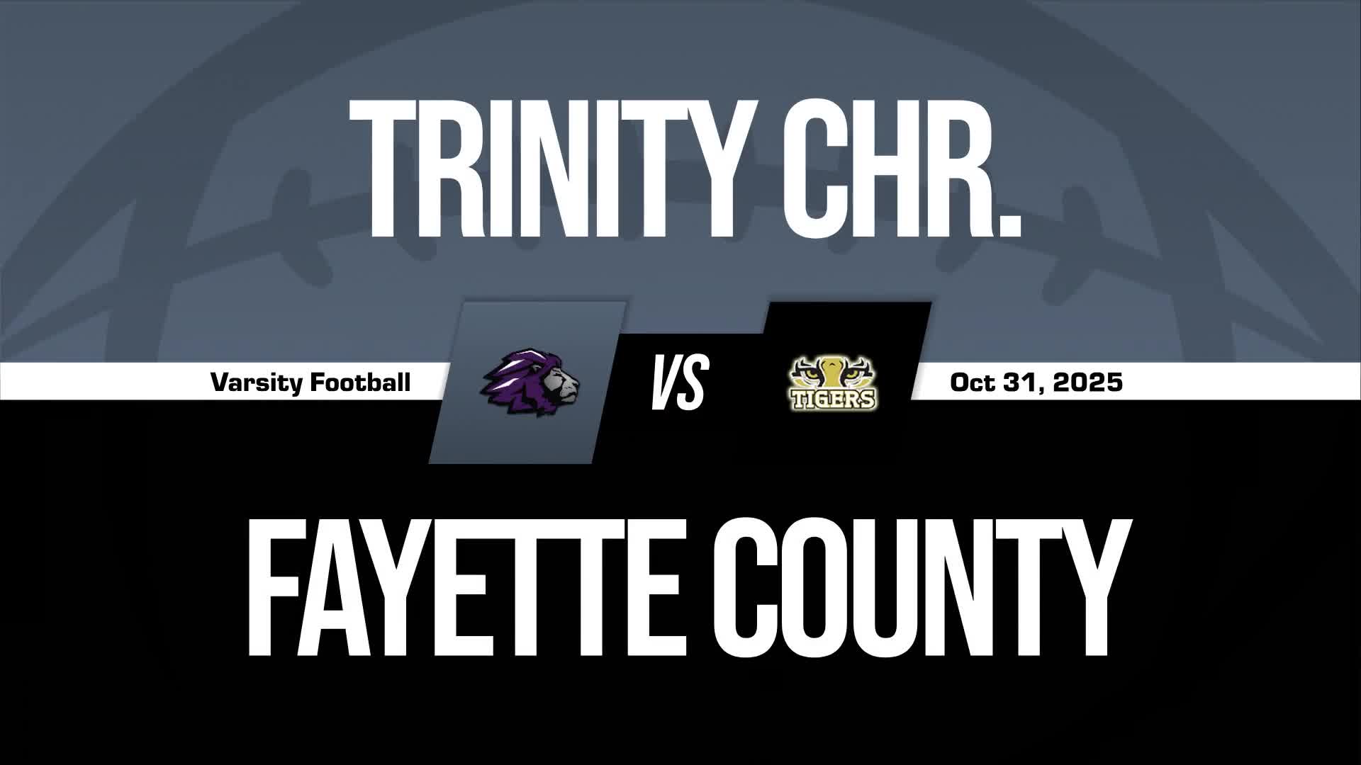 Football Game Preview: Trinity Christian Lions vs. Hebron Christian Lions + Official Tickets