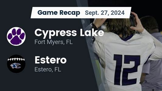 Football Recap: Estero Skates Past Bonita Springs with Ease