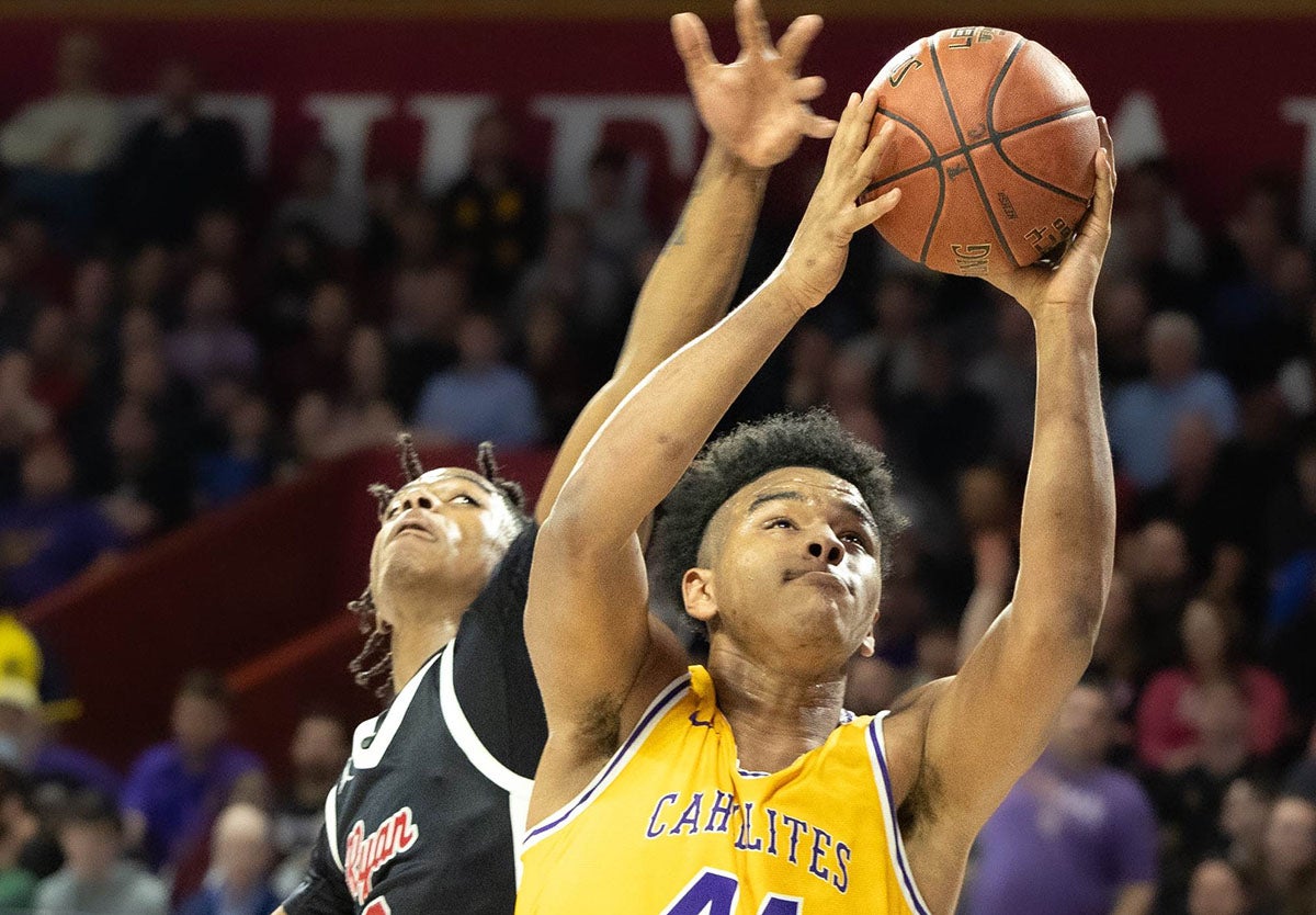 Lafayette commit Shareef Jackson averaged 17.2 points, 10.1 rebounds and 3.0 assists per game last season. (Photo: Marcus Handy)