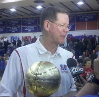 Gary Ernst after setting theArizona record for career wins.