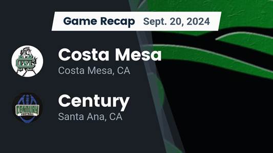 Football Recap: Costa Mesa Takes Loss Despite Strong  Performanc