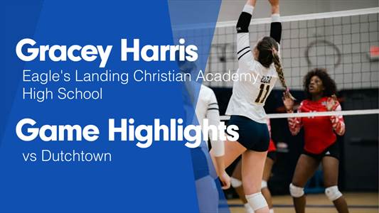 Gracey Harris Game Report: vs Eastside