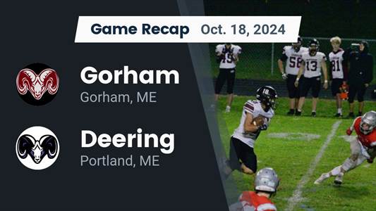 Football Recap: Deering Wins High-Profile  Game Against Massabes