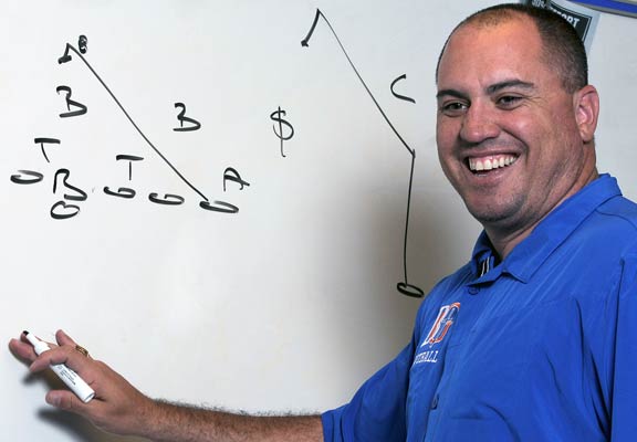 Head coach Tony Sanchez