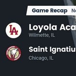 Football Game Recap: Saint Ignatius College Prep Wolfpack vs. Loyola Academy Ramblers