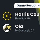 Football Game Recap: Ola Mustangs vs. Harris County Tigers