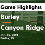 Basketball Game Recap: Burley Bobcats vs. Canyon Ridge Riverhawks