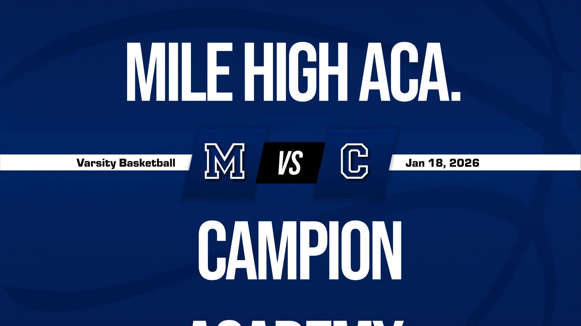 Basketball Recap: Mile High Academy Sets Scoring Season-High Against Fraser Valley (Abbotsford, British Columbia)