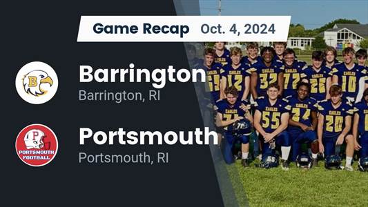 Football Game Preview: Barrington Eagles vs. Cranston West Falco