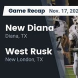 Football Game Recap: New Diana Eagles vs. West Rusk Raiders