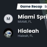 Football Game Recap: Miami Stingarees vs. Hialeah Thoroughbreds