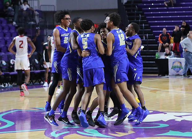McEachern celebrates a dominant run to the title at the City of Palms Classic.